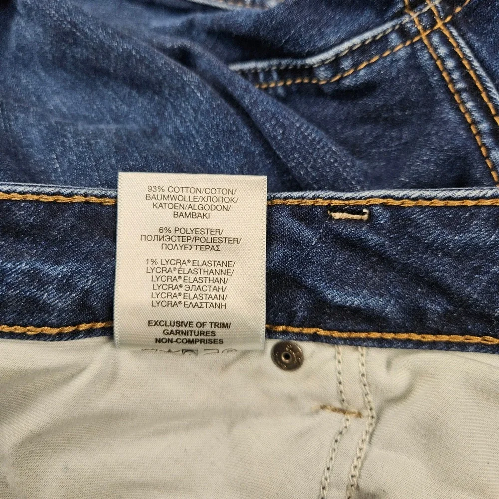 Silver Jeans Co Suki Skinny Crop Jeans Womens 22 Dark Wash Denim W43969SSX404